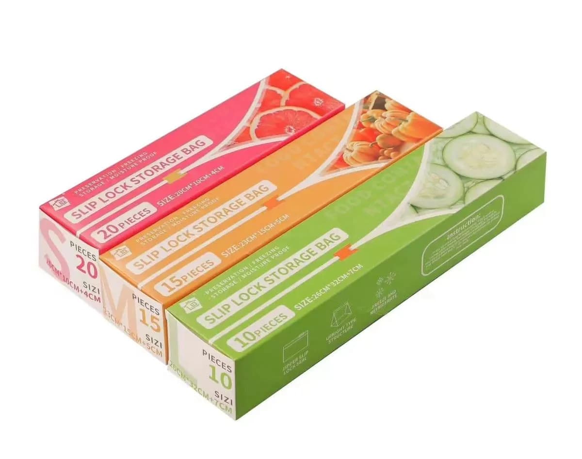 Reusable Freezer Food Storage Bag – Leakproof Transparent Design