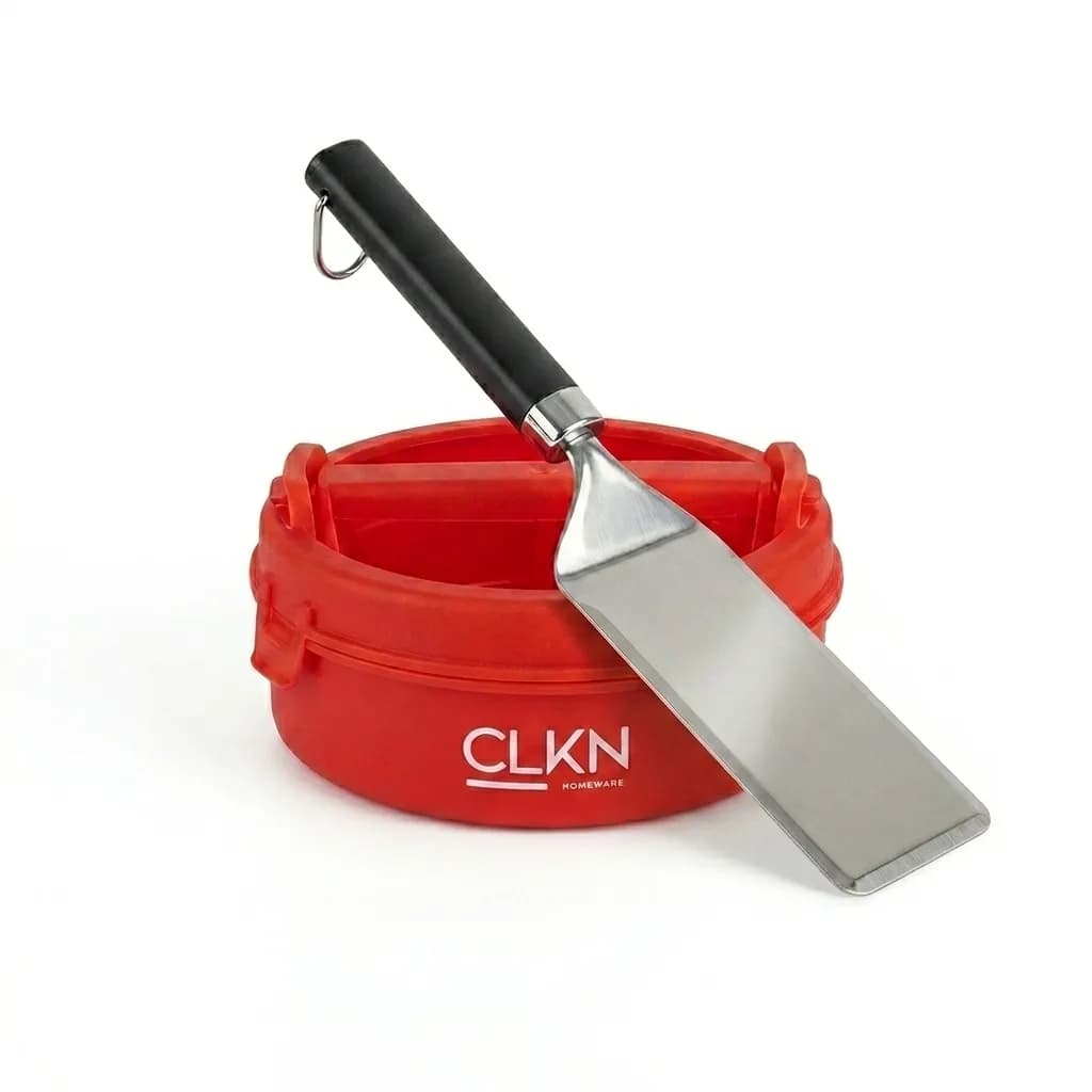 CLKN Stuffed Burger Maker & Non-Stick Patty Press with Spatula