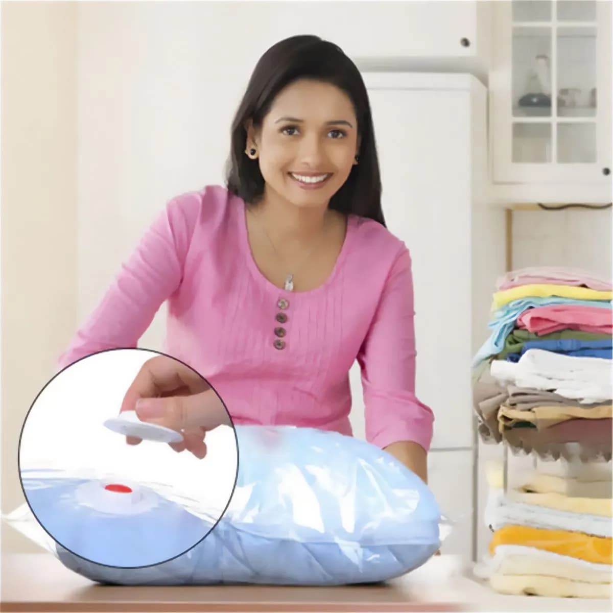 Vacuum Storage Seal Bag for Space Saving and Protection