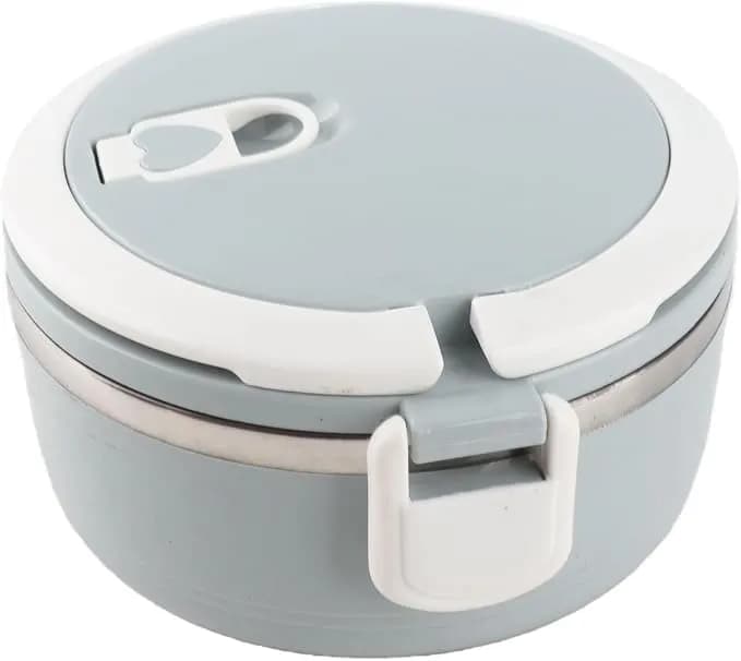 Portable Stainless Steel Lunch Box – Insulated Blue Food Container